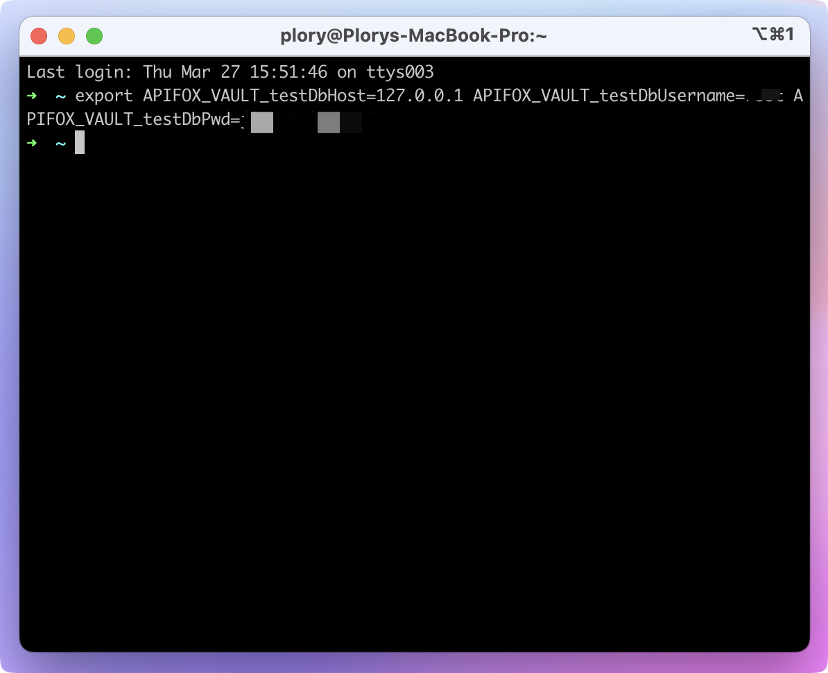 export APIFOX_VAULT_KEY=VALUE